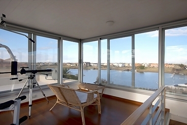 mirador al rio, para gimnasio y relax