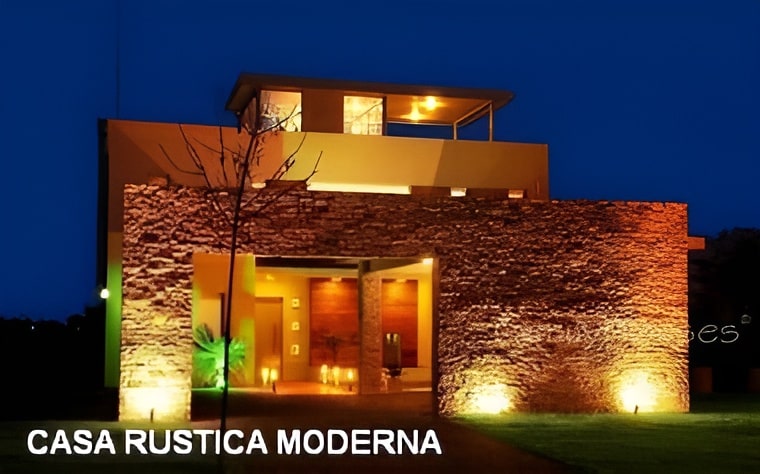 casa rustica moderna