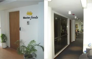 Remodelación de oficina comercial para Masterfoods